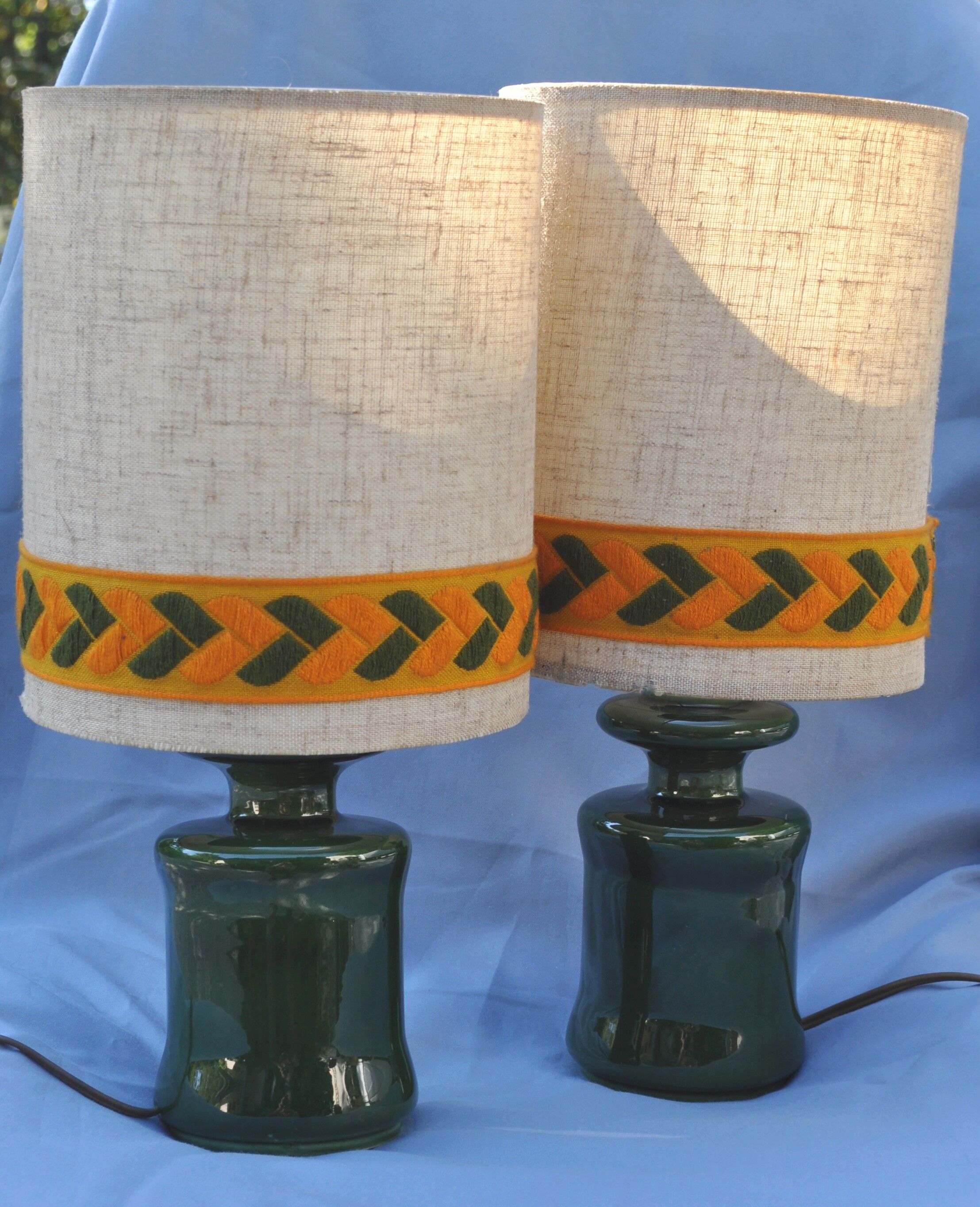 Vintage bedside lamps 70's