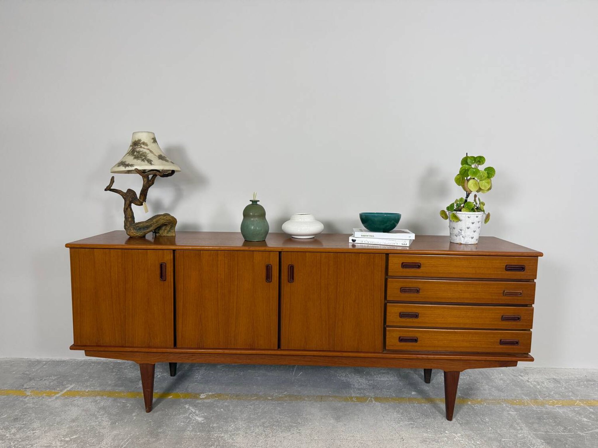 Scandinavian teak enfilade – 1960s
