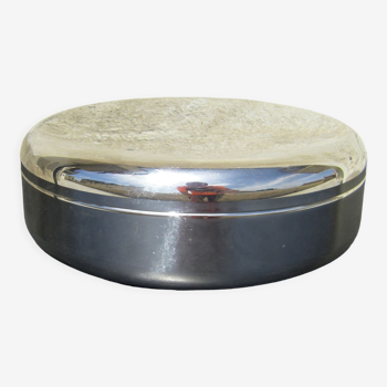 Stainless steel cookie tin, designed by jasper morrison for alessi