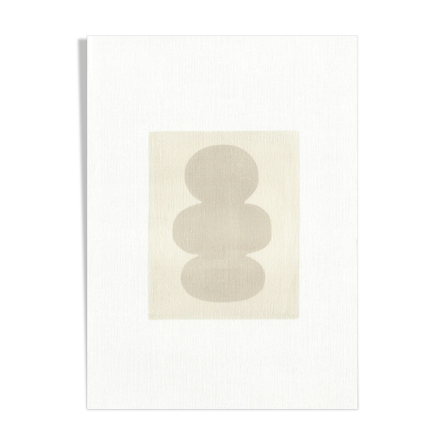 Painting on paper abstract composition