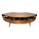 Mid-Century Modern Jual Havana Walnut Corner TV Stand Elegant Walnut Finish