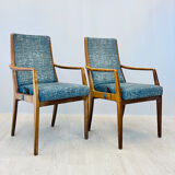 Deux fauteuils modèles Casala