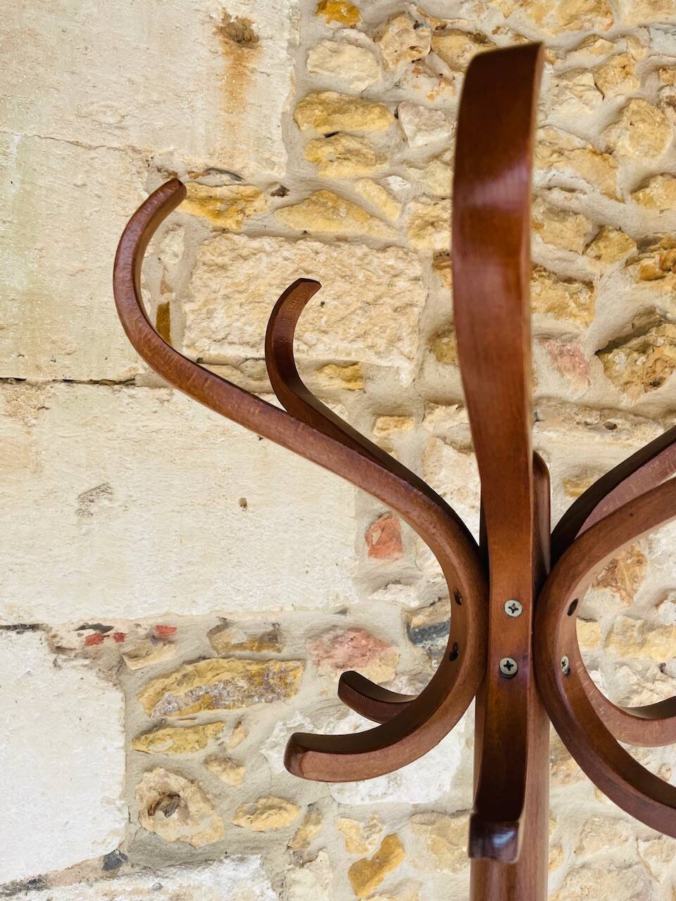 Vintage coat rack on feet by Baumann, circa 60s