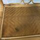 Pair of vintage rattan bedside tables from the 70s