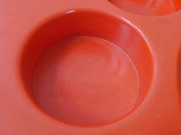 Grand plateau vintage 1970 plastique moule orange creations bismuth paris 7