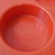 Grand plateau vintage 1970 moulded plastic orange creations bismuth paris 7