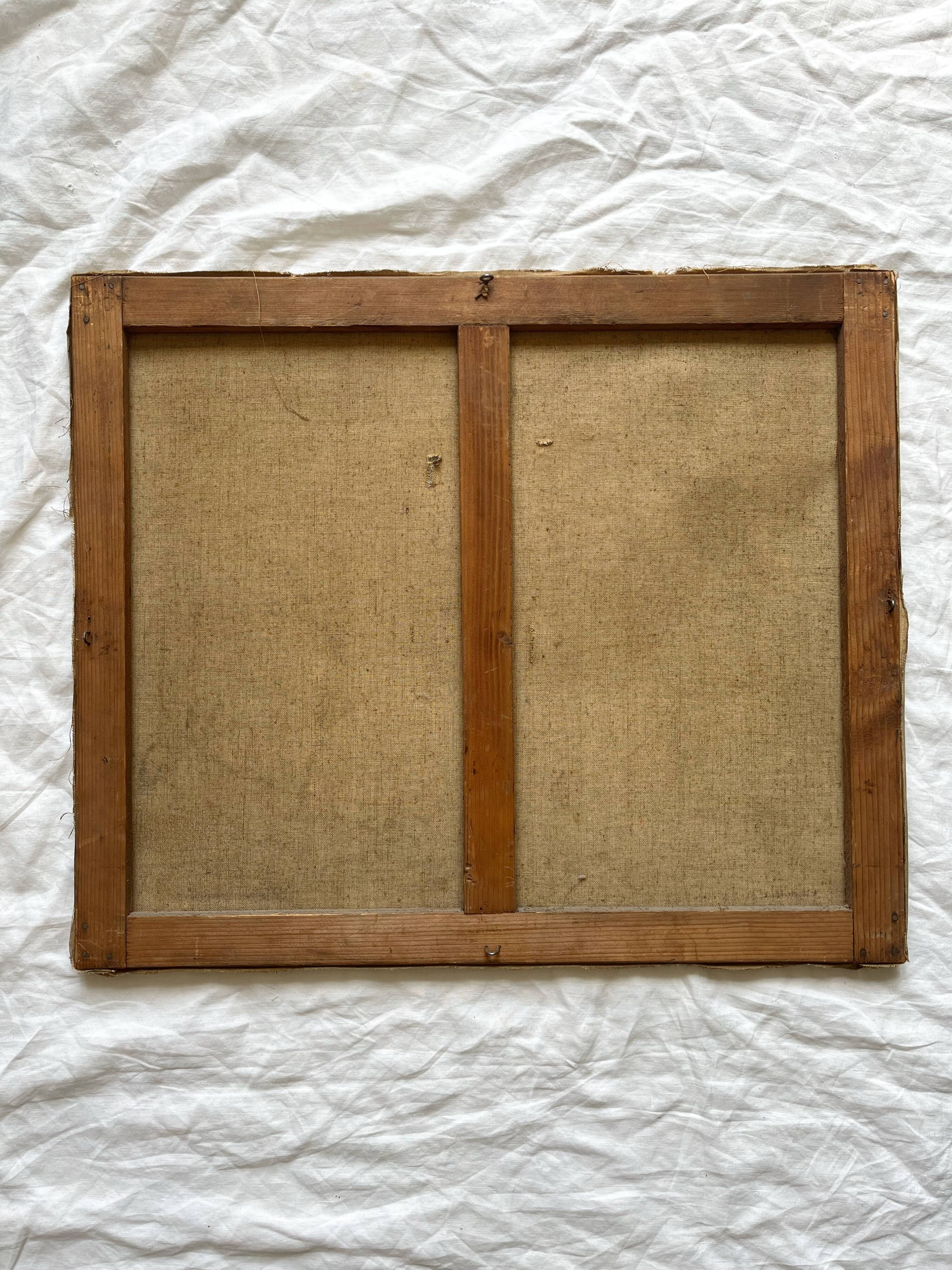 Oil painting on canvas, 19th century