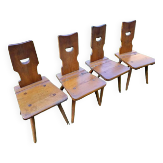 4 old chairs