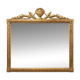 Large gold mirror with mouldings