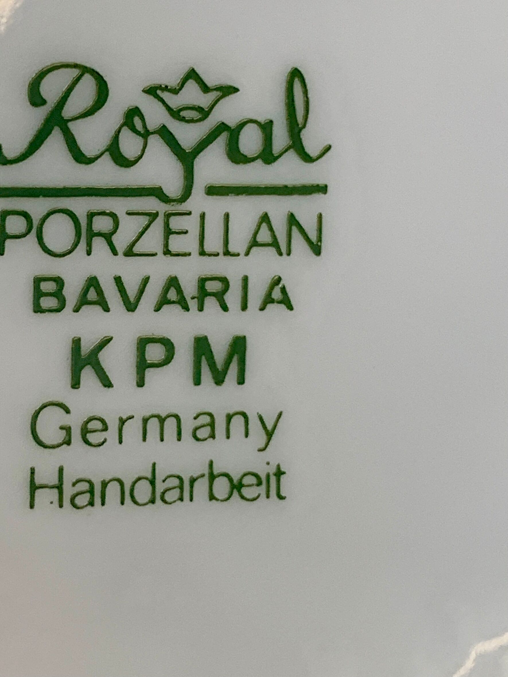 Royal KPM Bavaria Germany porcelain vase