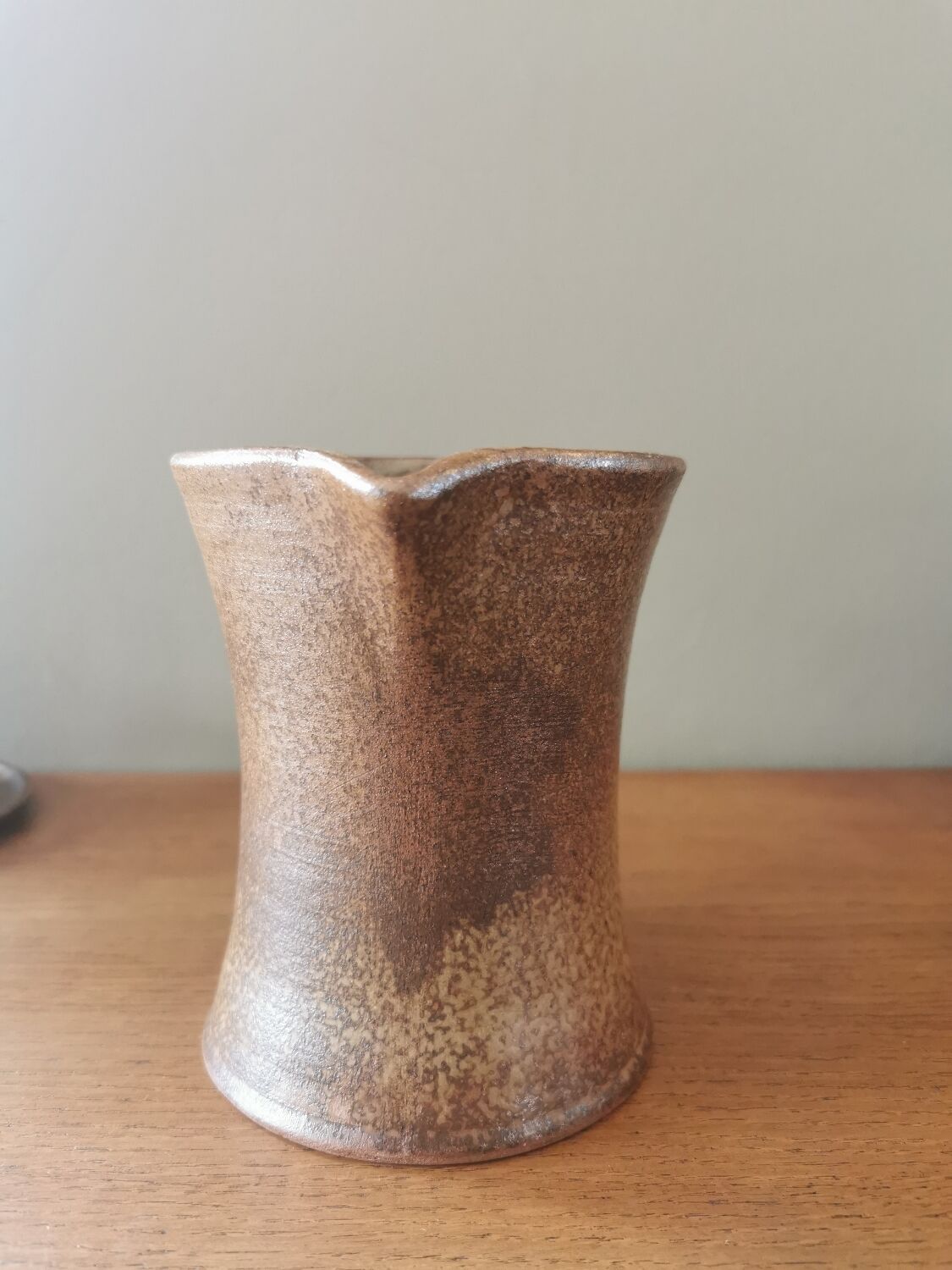 Vintage stoneware coffee service. Signed Tournay