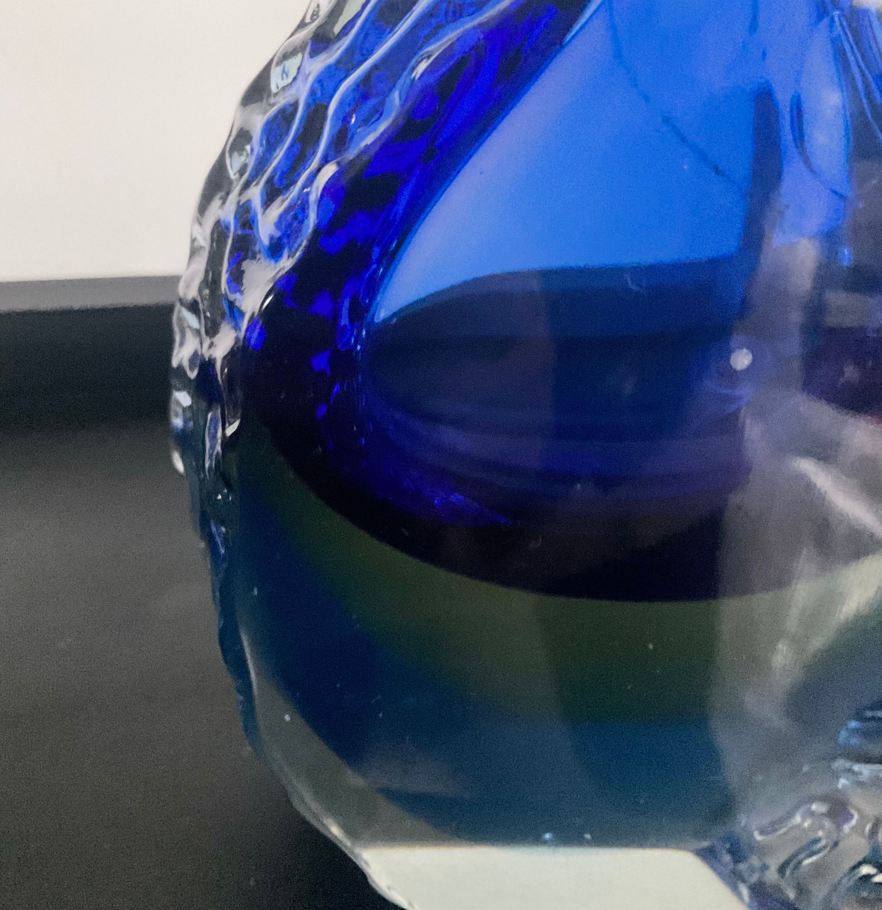 Duo Murano vase and ashtray by Alessandro Mandruzzato 60s