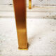 Golden metal side table