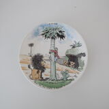 Set of 4 speaking plates Sarreguemines, Benjamin Rabier