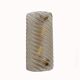 Pair of Barovier & Toso Style Modern Murano Glass Smoked Twisted Sconces