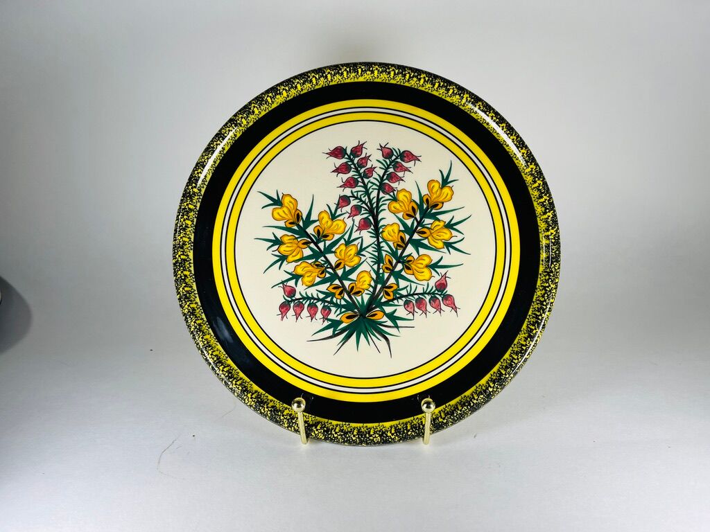 Cake dish Henriot Quimper Vintage breton 1950