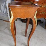 Harness in veneer and bronze