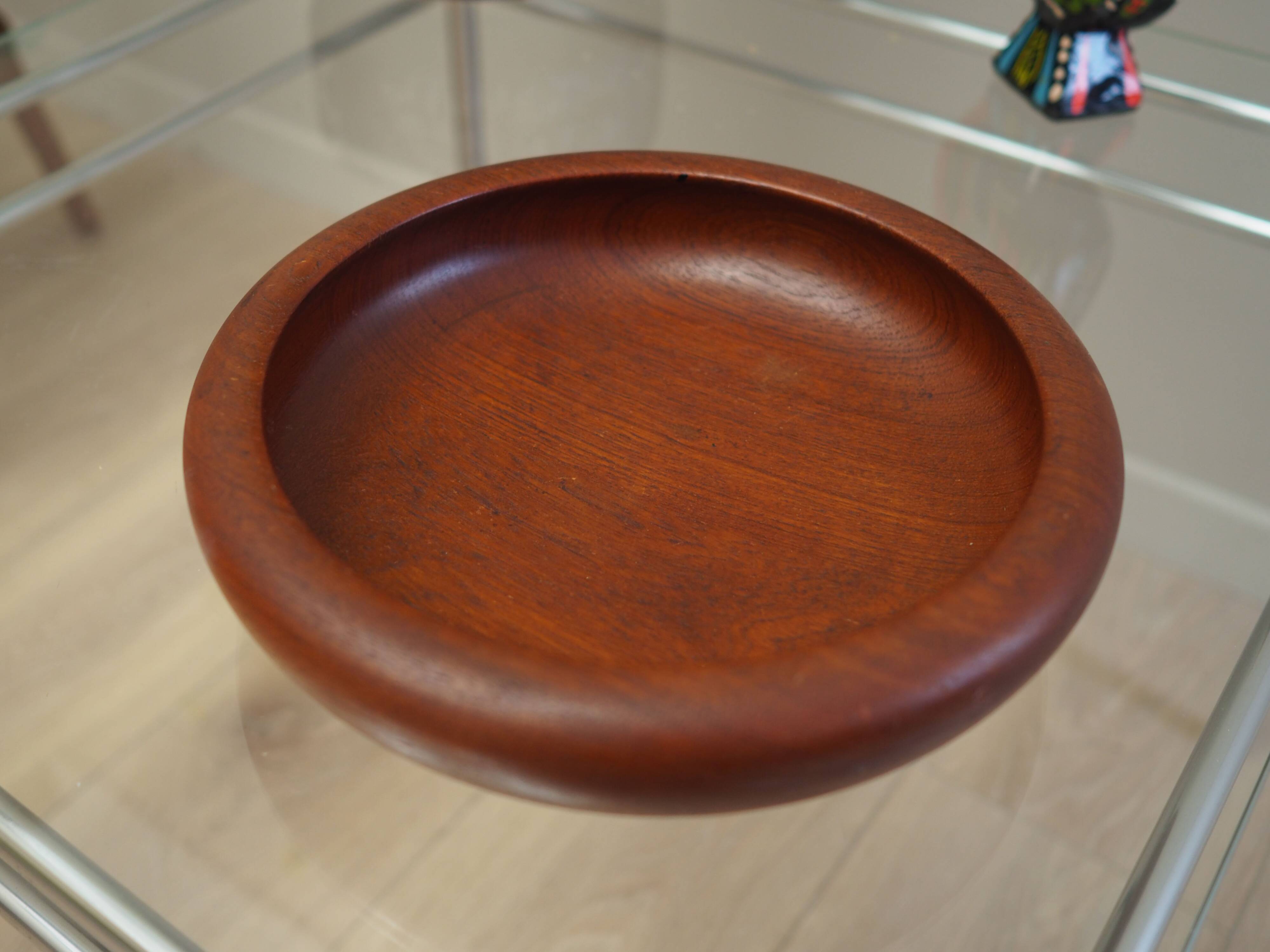 Teak platter, Danish design, 1960s, manufacture: Denmark