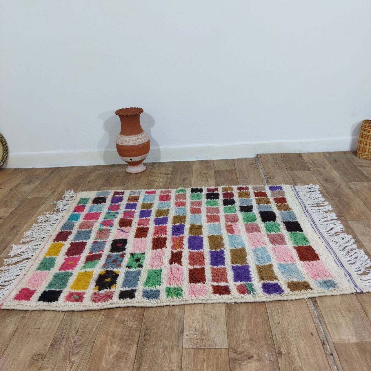 Handcrafted Moroccan Berber Rug 152 X 110 CM