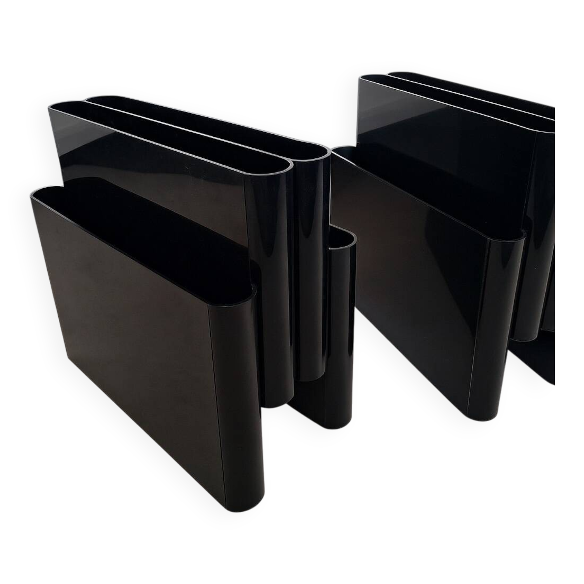 Magazine rack Portarviste by GIOTTO STOPINO, Kartell, 1971