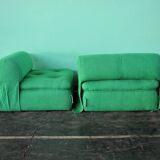 Modular sofa, Italy, 1980s, set of 2