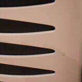 Space Age Lounge Chair, White Lacquer, Leather, Reptile Look, Germany, 1970s