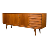 Enfilade en teck par Sven Andersen, Norvège 1950