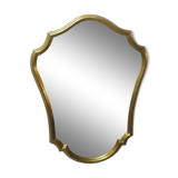 Miroir en bois doré style Louis XV 57 x 74cm