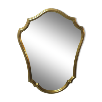 Miroir en bois doré style Louis XV 57 x 74cm