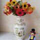 Vase old Moustier eighteenth century