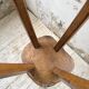 Pair of Henri Bataille stools in oak