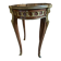 Living room table in Louis XV-Louis XVI transitional style with marquetry and bronze.