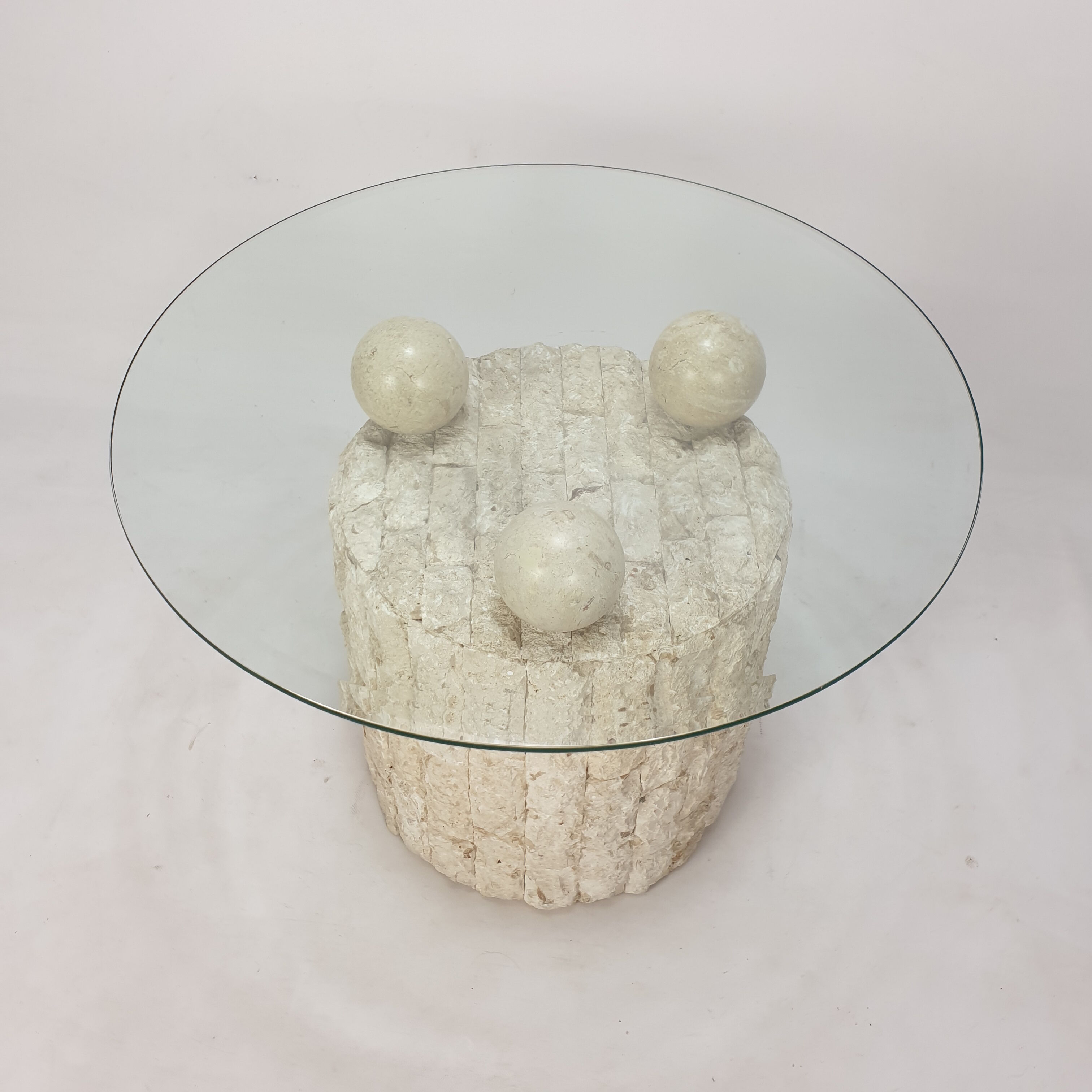 Magnussen Ponte Travertine Coffee Table, 1980s