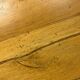 Brutalist sturdy hardwood coffee table 1960’s
