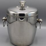 Stainless steel and plastic ice bucket - vintage 70