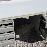 Vintage metal desk from the 1940s/50s.