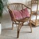Fauteuil rotin vintage