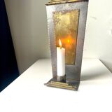 Art Deco metal & Brass Wall Candle Sconce