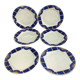 6 Flat plates Vintage france Badonviller