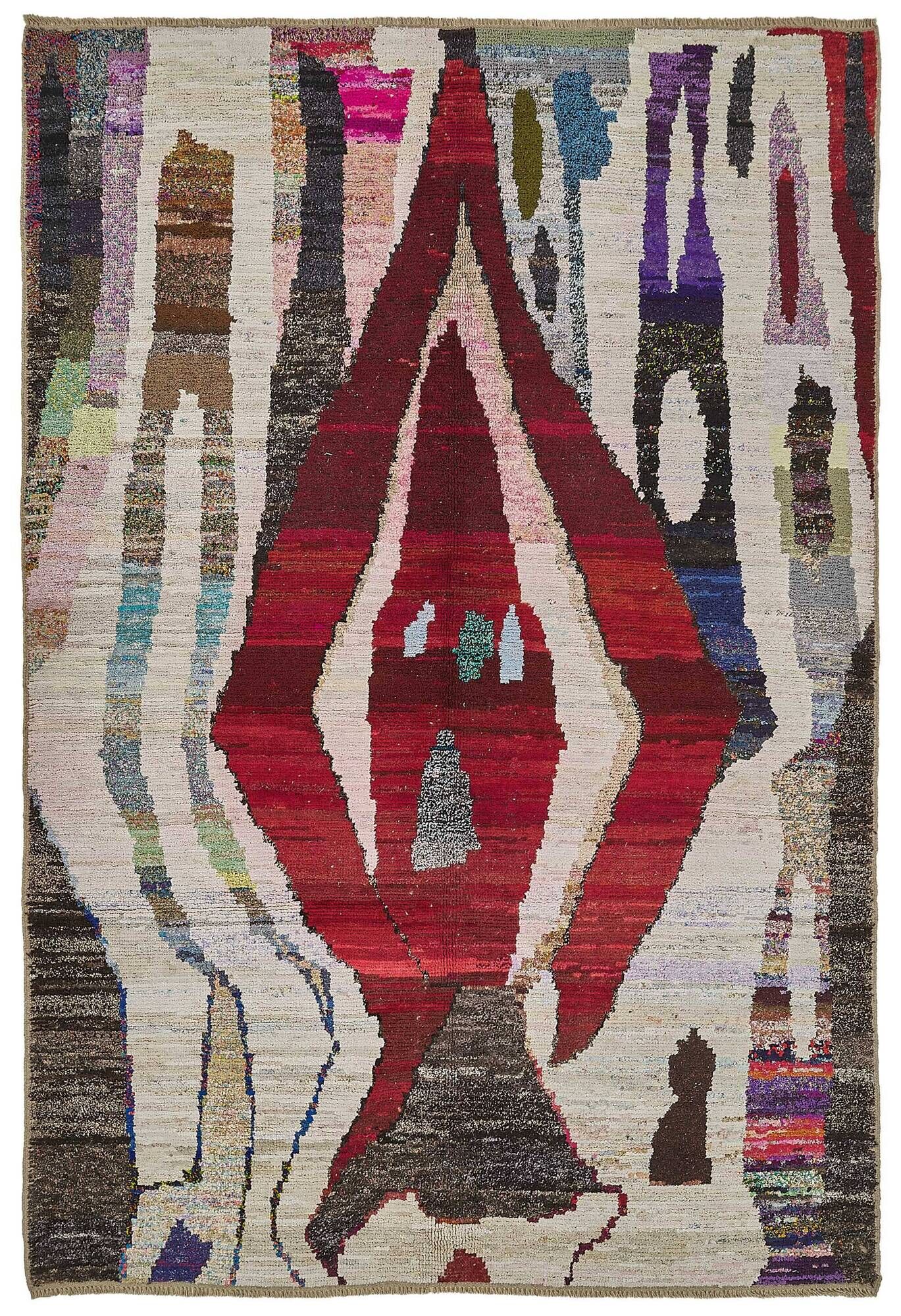 Handwoven Turkish Recycled Boho Rug 195 cm x 290 cm