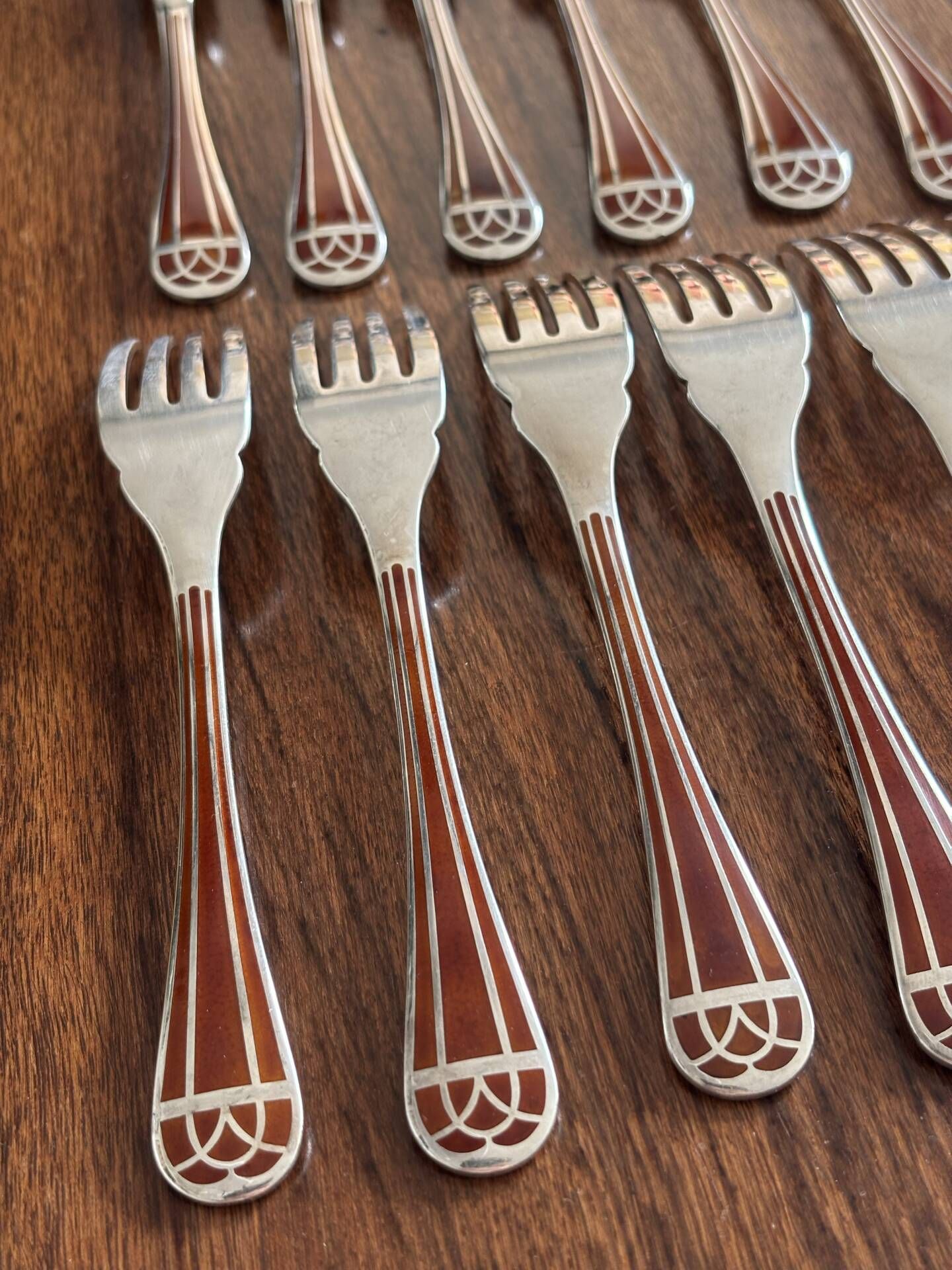 6 fish cutlery Christofle Talisman