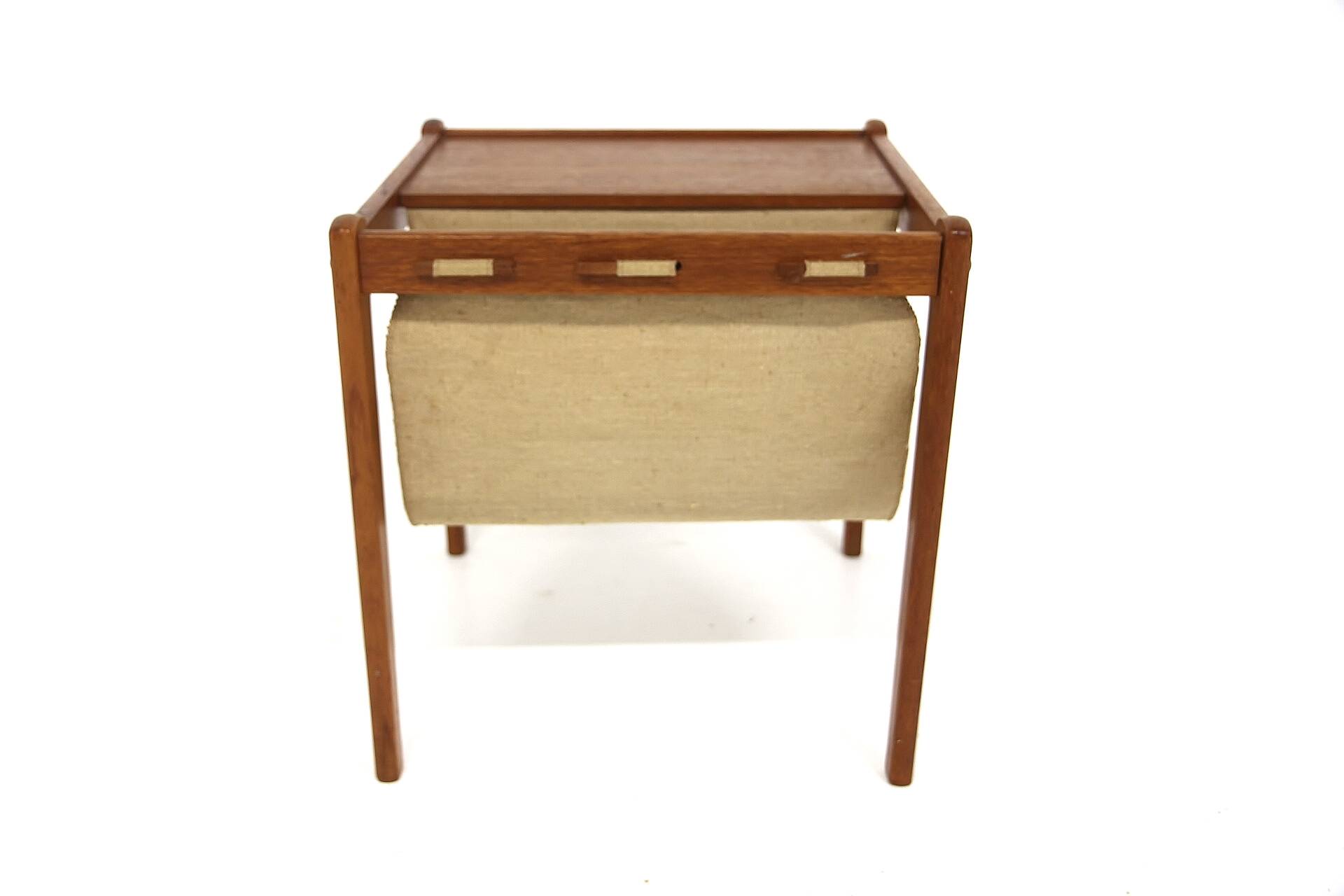 Scandinavian teak magazine rack, S.P Jensen, BRDR Furbo, Sweden, 1960