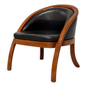 fauteuil tub en bois