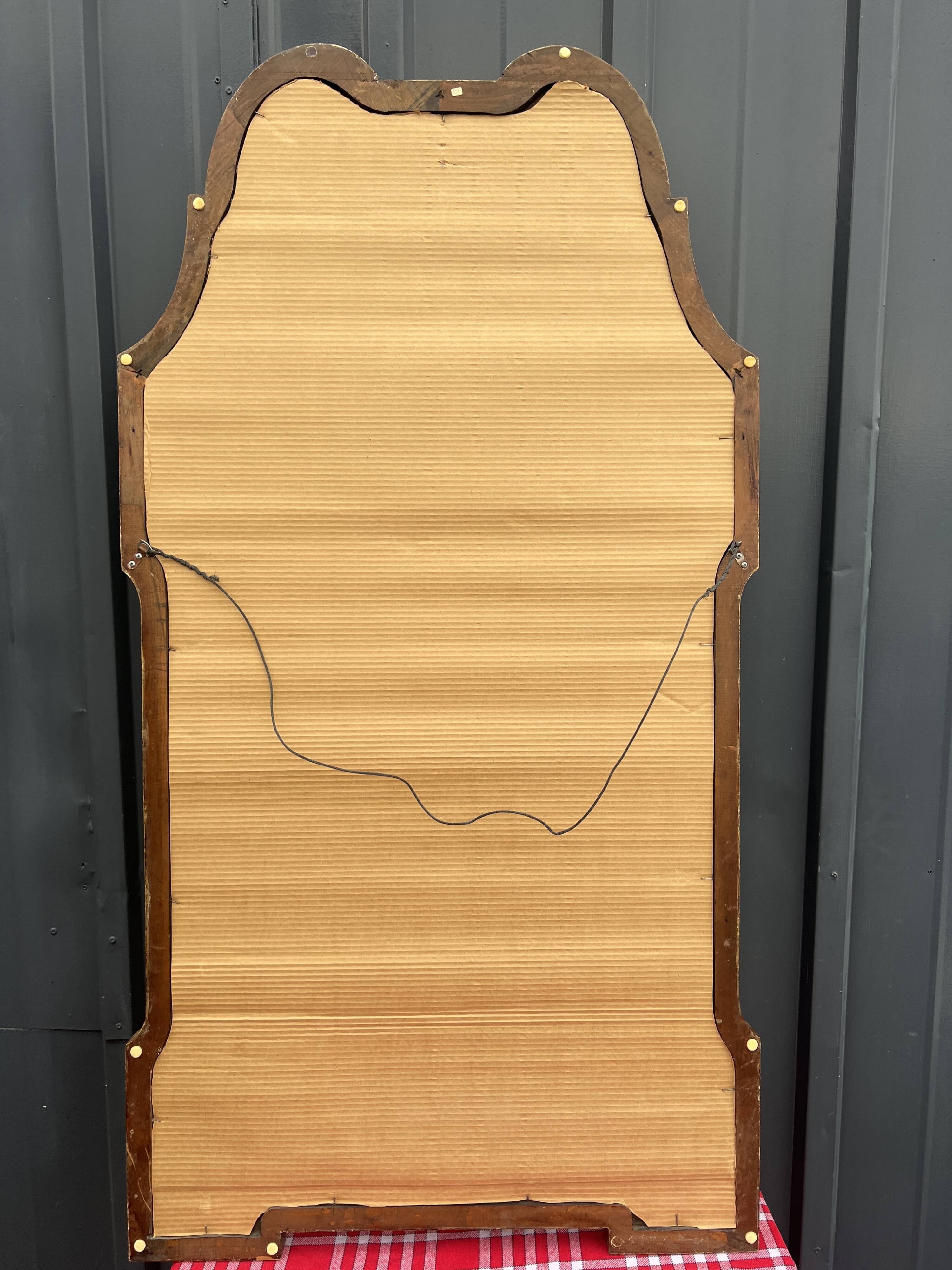 Wooden and stucco mirror, Dutch style