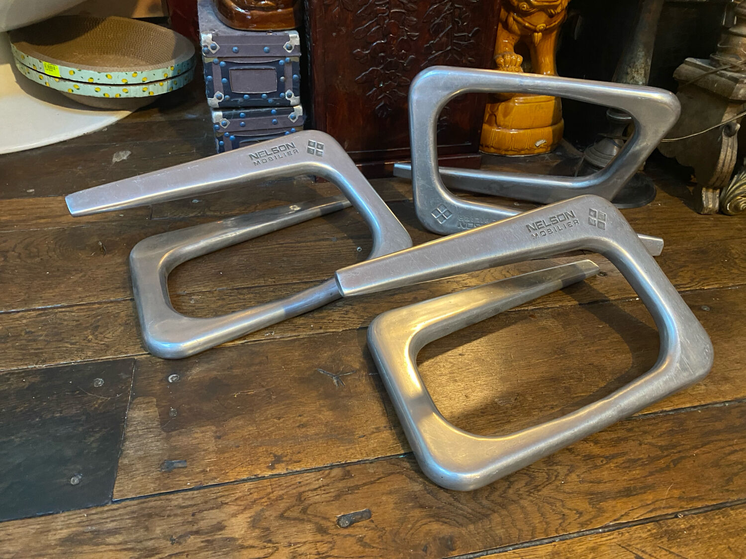 Set of 3 Nelson design footrests