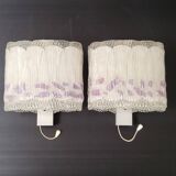 Pair of vintage wall lights 1960