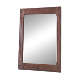 Miroir bois sculpté
