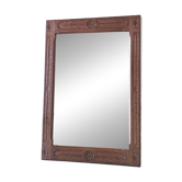 Miroir bois sculpté