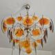 Glass pendant by Gino Vistosi, Mid-Century Modern style