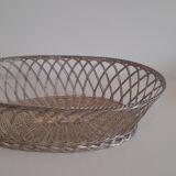 Braided metal basket